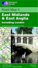 East Midlands and East Anglia Including London: Sheet 5 (Road Map