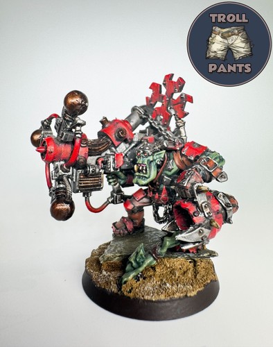 Ork metal big mek with - ork, shokk