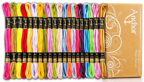 Anchor multi variegated - variegated, cotton