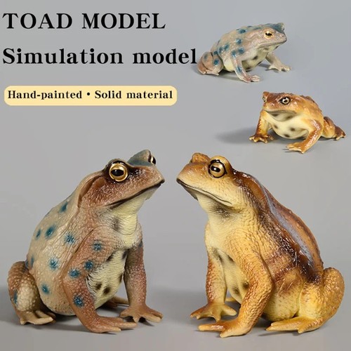 Realistic toad frog figurine - realistic,