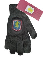    ASTON VILLA FOOTBALL CLUB   OFFICIAL CREST  GLOVES.