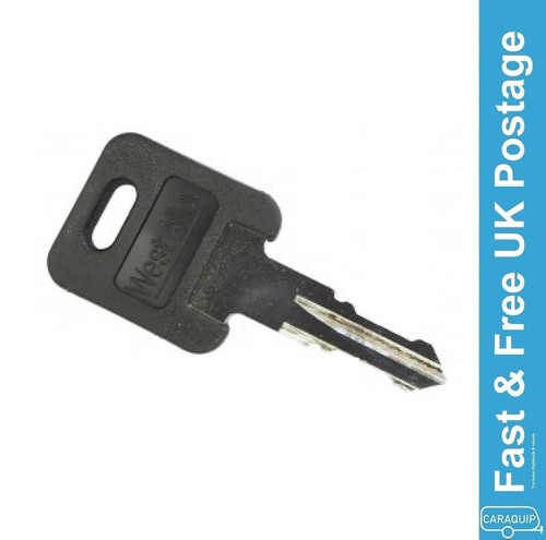 West alloy caravan door lock - west,