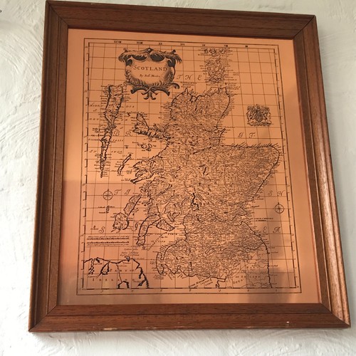 Vintage etched copper scotland - etched,