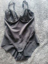 Women's 38D Marks And Spencer Black Underwired Bodysuit