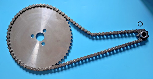 Reinforced sprocket gear - reinforced, chain