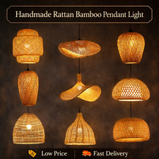 Handmade Rattan Bamboo Pendant