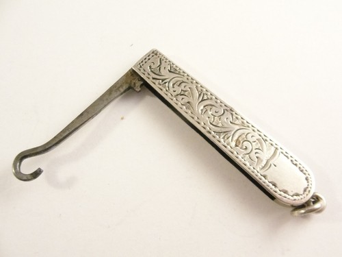 Good edwardian silver folding - good,