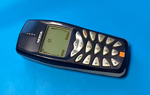 Nokia 3510 mobile phone blue - nokia,