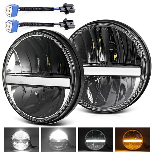 Pair black inch led - inch,
