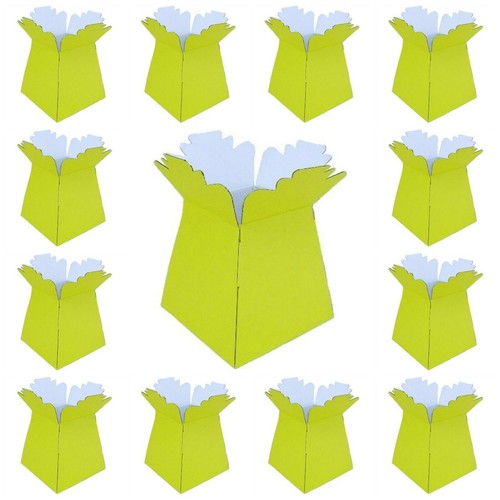 Yellow living vases - yellow,