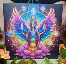 Reiki Chakra Goddess In Lotus
