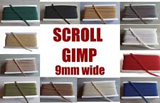 Gimp Braid Scroll Colors 9mm
