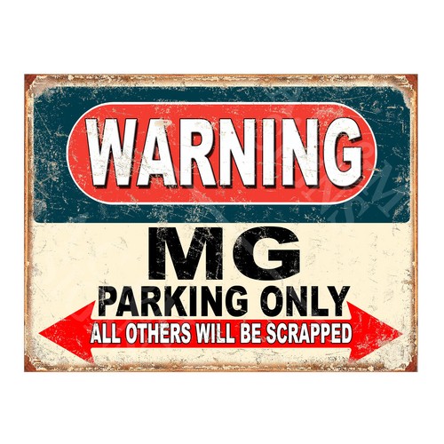 Parking sign metal car - metal, shed