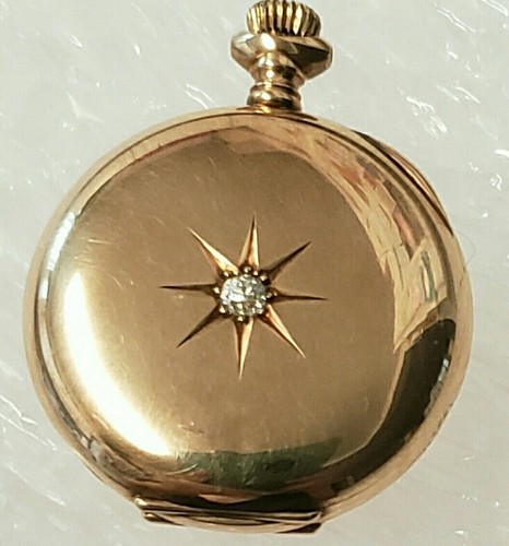 Antique elgin 14k solid - elgin, gold