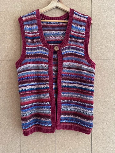 Fair isle sleeveless - fair,
