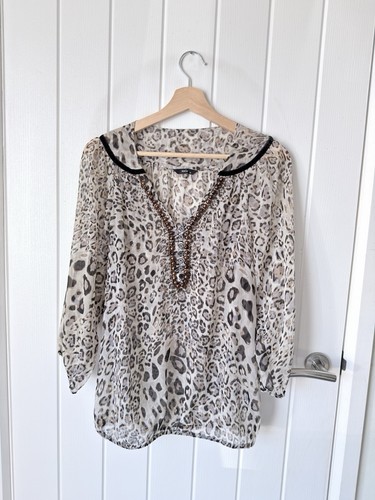Blouse mink leopard - blouse,