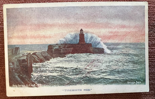 Antique postcard tynemouth - antique,
