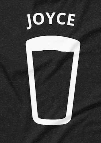 James joyce pint glass - pint, t-shirt