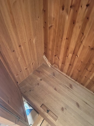 Solid pine door wardrobe - solid, 3-door