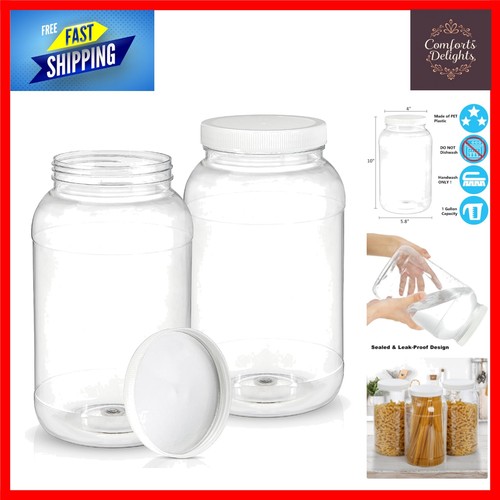 Pack clear gallon wide - gallon,