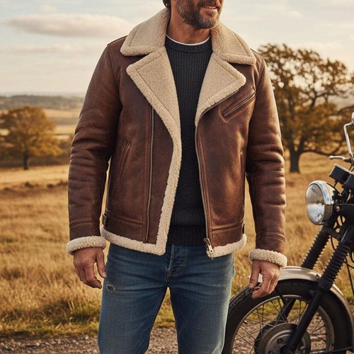 Handmade shearling aviator - handmade,