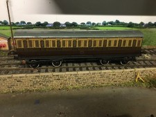 HORNBY O GAUGE TINPLATE  PLAYWORN COACH