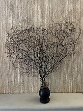 Vintage Coral Fan Tree on Wooden Stand #3- Part Of Country House Collection