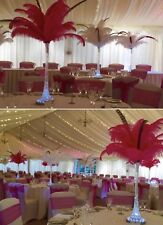 Large Ostrich Feather Centrepieces Hire Wedding Party Table Decorations