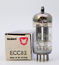 Mullard ECC82 12AU7 Short Plate Valve Tube NOS Boxed Gf2 B9H3 (V41)