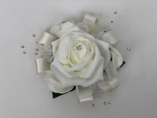 wrist corsage wedding pearl