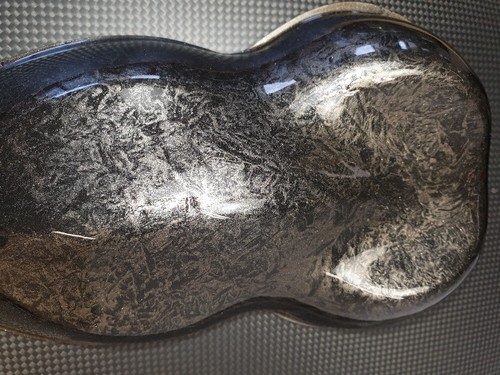Pewter silver marble - pewter, 400ml