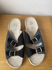 Ladies Gluv your feet Slip On Leather Suede type Mule Size 6