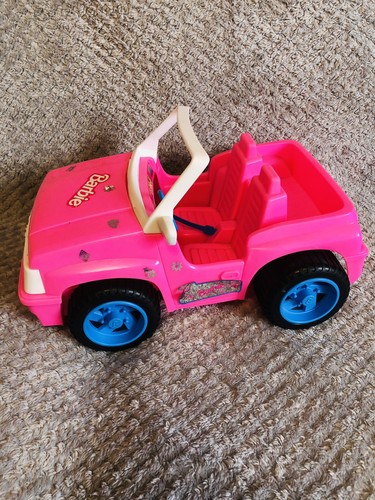 Vintage barbie pink jeep 4x4 - pink,