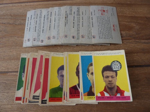 Football cards from 1958 - cards,