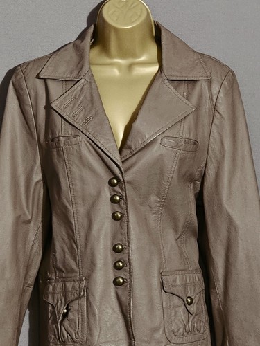 Vintage latte brown leather - brown,