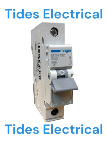 Hager mcb amp single pole - amp,