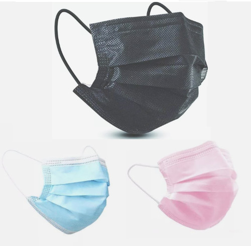 Disposable face masks ply - face, 3-ply