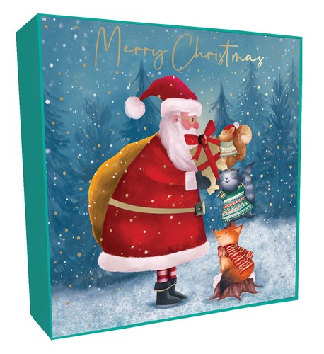 Box sparkle santa - of, &