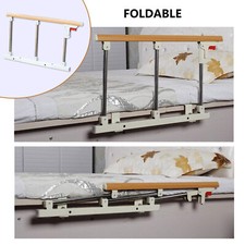 3 Section Bed Rail Bed Rail Safety Assist Handrail Foldable For Elderly Adults