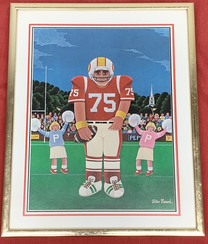 Framed peter heard football - peter,