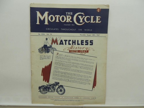 Aug 1947 the motorcycle - the,