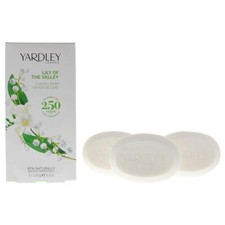 Yardley Lilly Of The Valley Luxury Soap 100g x 3 For Her Body Care Women