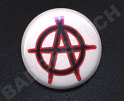 Anarchy small 25mm badge - anarchy,