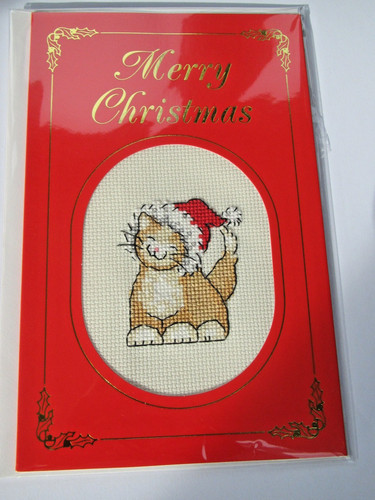 Completed christmas cross - completed,