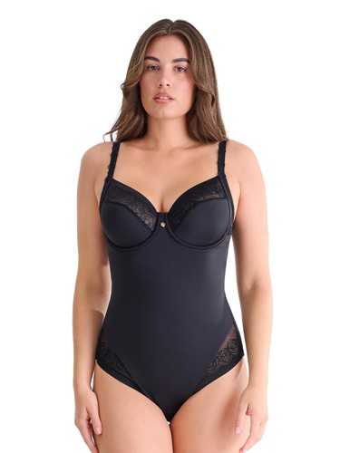 Underwired bodysuit ruby - ruby, by