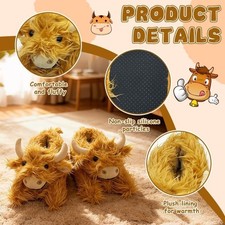 Highland Cow Slippers for