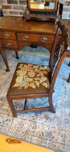 Antique 1900 chippendale chair - antique,