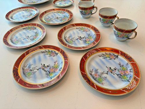 Vintage hand painted - |, hand-painted