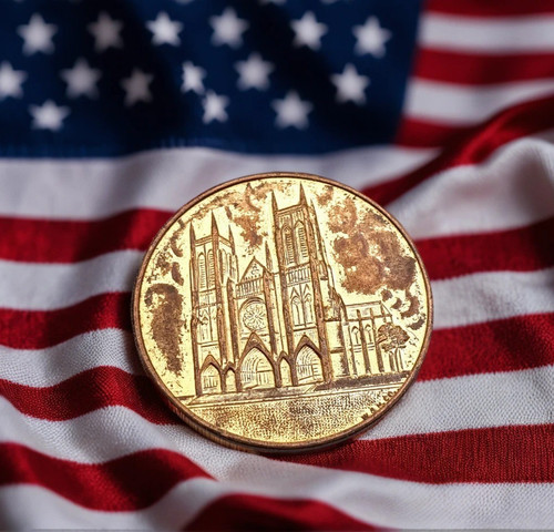 Usa new york medaille church - usa,