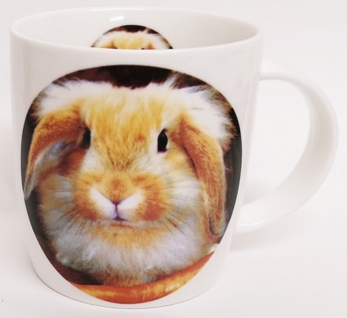 Fluffy lop eared rabbit mug - lop,